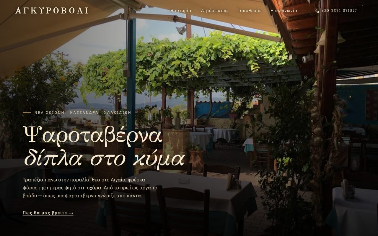 Agkyrovoli — website